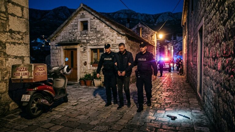 Croatie : Le Lourd Passé Criminel du Suspect dans le Meurtre d&rsquo;un Livreur