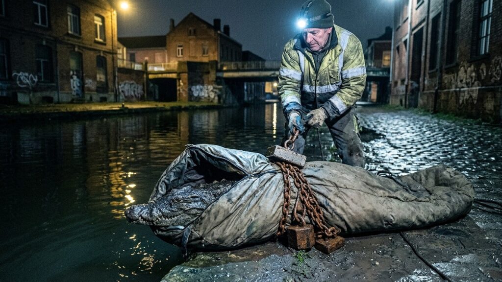 Crocodile Mort dans un Canal à Roubaix : Découverte Insolite