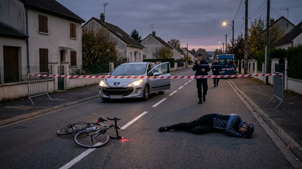 Cycliste Traîné Par Une Voiture : Tragédie Mortelle Près De Châteauroux