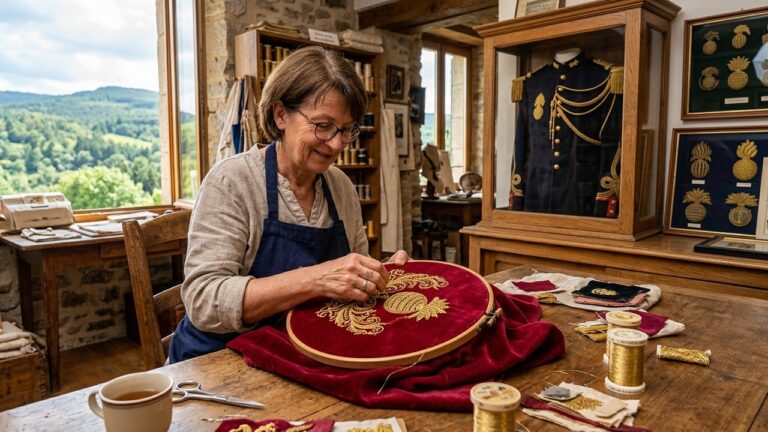 Découverte du Musée des Grenadières : L&rsquo;Or des Brodeuses du Forez