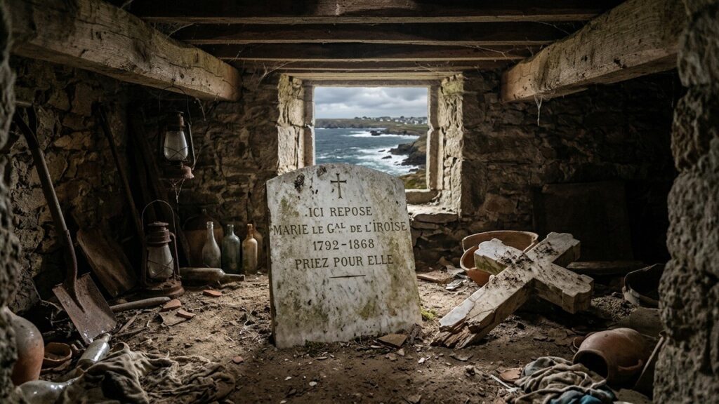 Découverte d&rsquo;une Pierre Tombale Centenaire en Finistère : L&rsquo;Appel à la Famille Bargain