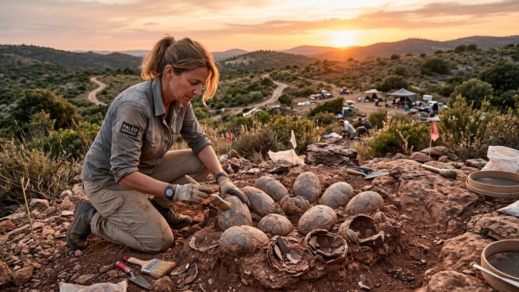 Découverte Exceptionnelle d&rsquo;Œufs de Dinosaures dans l&rsquo;Hérault
