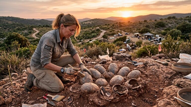 Découverte Exceptionnelle d&rsquo;Œufs de Dinosaures dans l&rsquo;Hérault