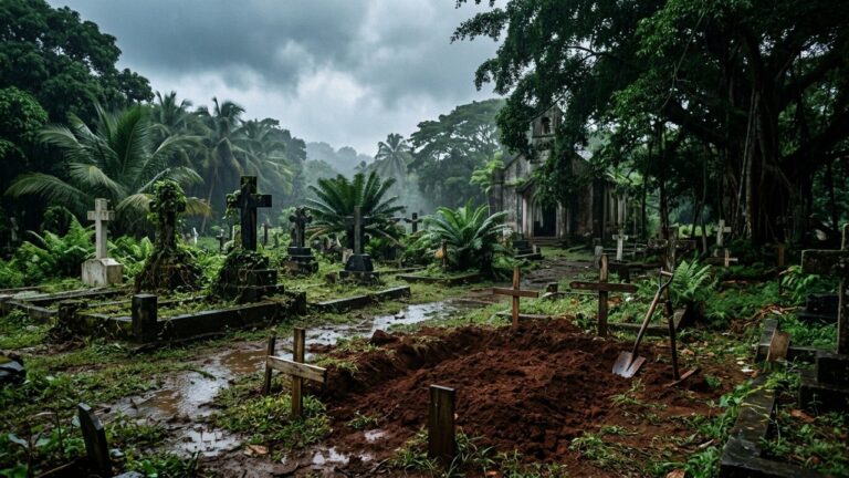 Découverte Macabre à Trinité-et-Tobago : 56 Corps dans un Cimetière