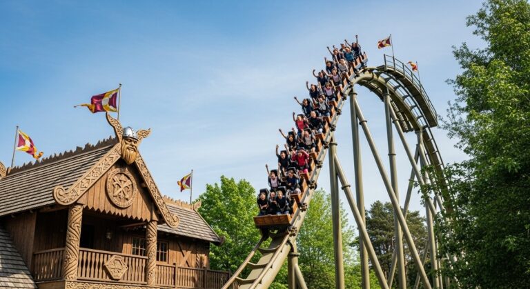 Découvrez Valkyrie : Le Roller-Coaster Rare qui Révolutionne Festyland à Caen