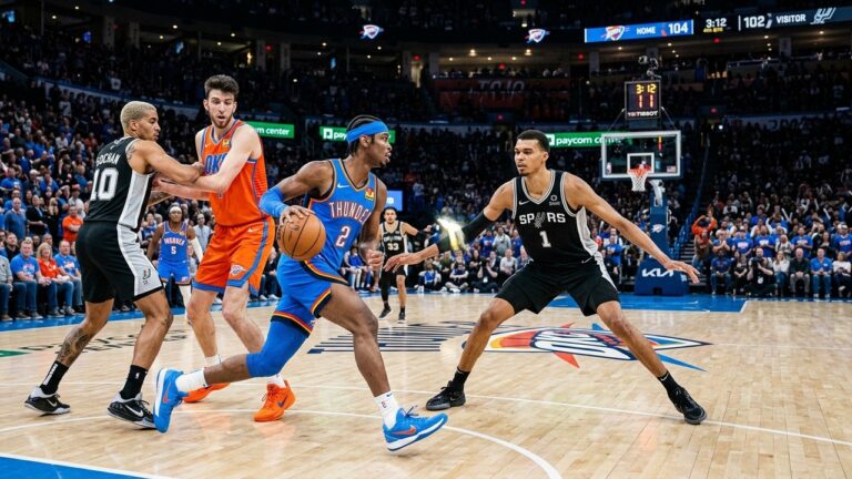 Décryptage Tactique : Le Schéma Redoutable du Thunder Contre les Spurs