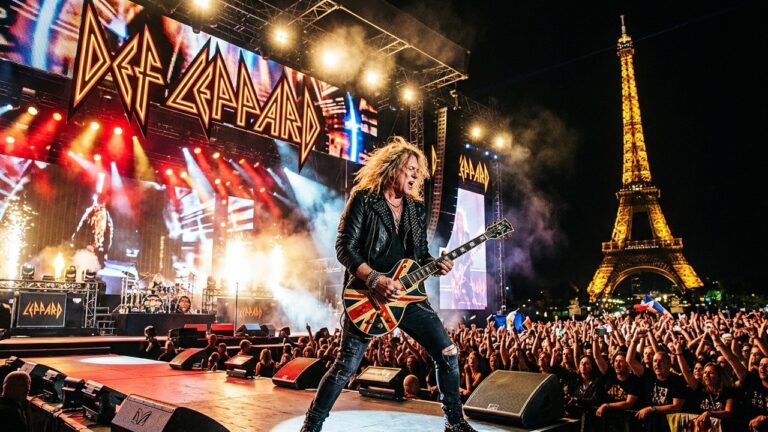 Def Leppard à Paris : Retour Explosif du Hard Rock Après 30 Ans