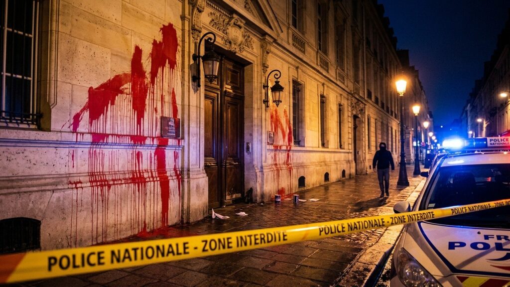 Dégradations à Sciences Po : Peinture Rouge et Enquête Ouverte
