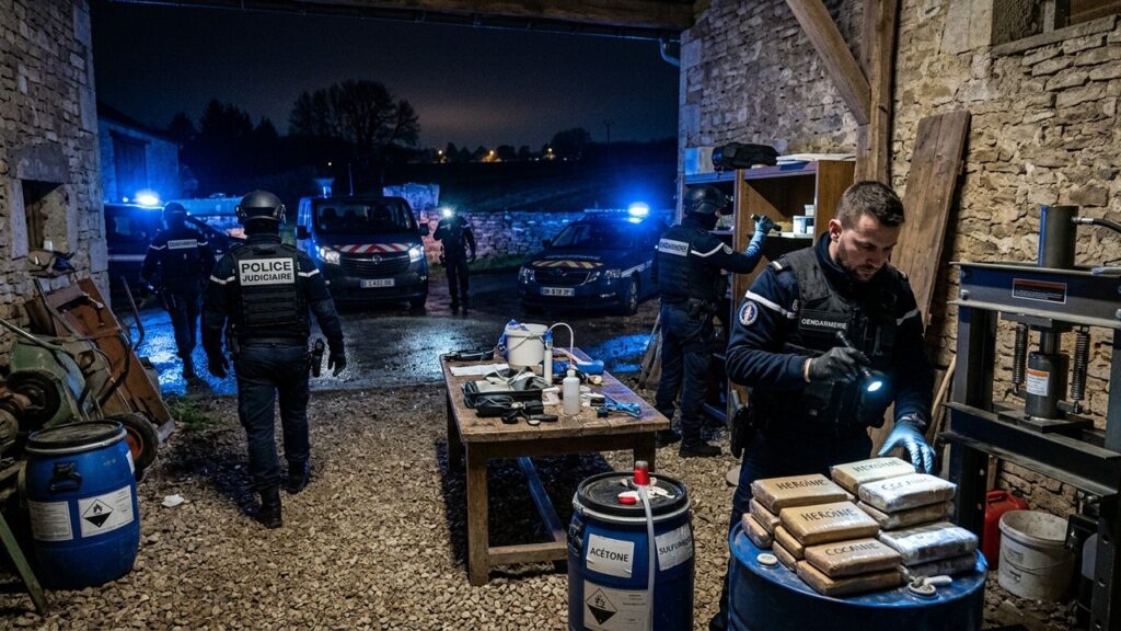 Démantèlement d&rsquo;un Réseau de Narcotrafic en Bourgogne : Saisie Record