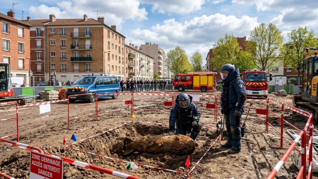 Déminage d&rsquo;une Bombe WWII à Colombes : Une Opération Hors Norme
