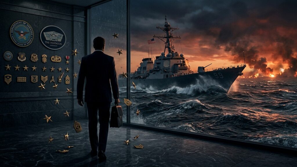 Démission Surprise du Chef Civil de la Marine Américaine en Pleine Guerre