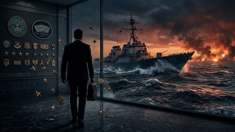 Démission Surprise du Chef Civil de la Marine Américaine en Pleine Guerre