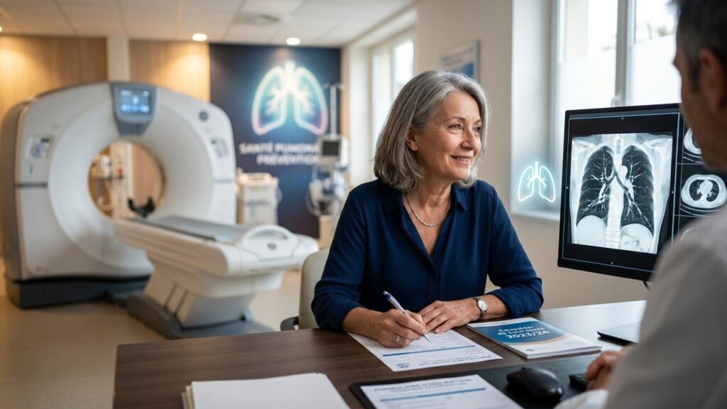 Dépistage du Cancer du Poumon Après 50 Ans :Generating the lung cancer screening article Comment Participer