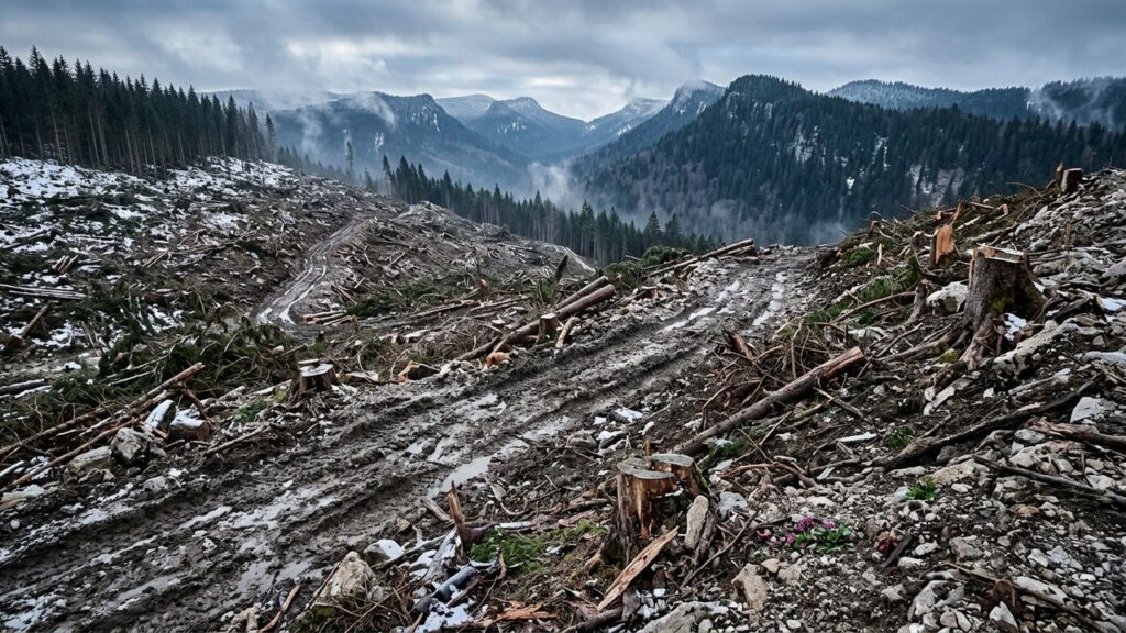 Destruction d’une Forêt dans le Jura : Enquête après 50 Hectares Rasés