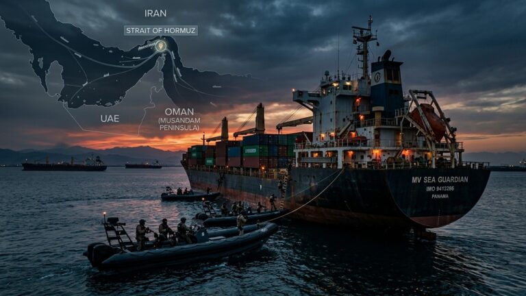 Détroit d&rsquo;Ormuz : Navire Arraisonné et Conduit vers l&rsquo;Iran