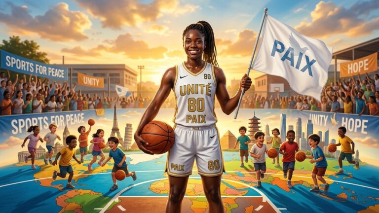 Diana Gandega : Basketteuse Engagée pour la Paix Mondiale