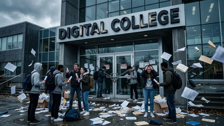 Digital College : La Fermeture Chaotique d’une École de Marketing