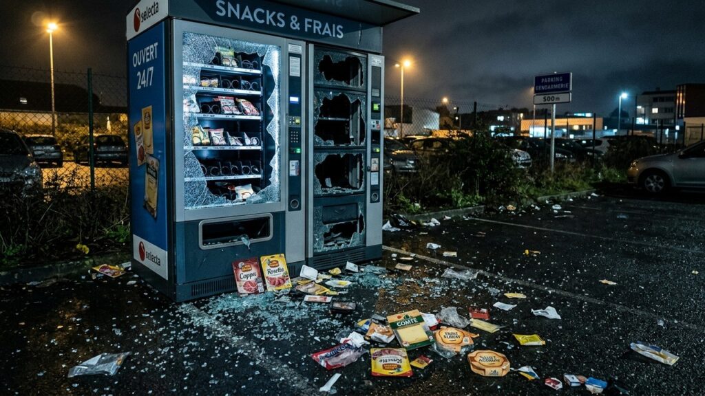 Distributeurs Automatiques Vandalises Autour de Caen : Qui S&rsquo;en Prend aux Commerçants ?