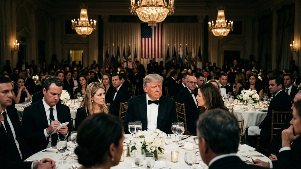 Donald Trump Au Dîner Des Correspondants : Malaise Et Retour Inattendu