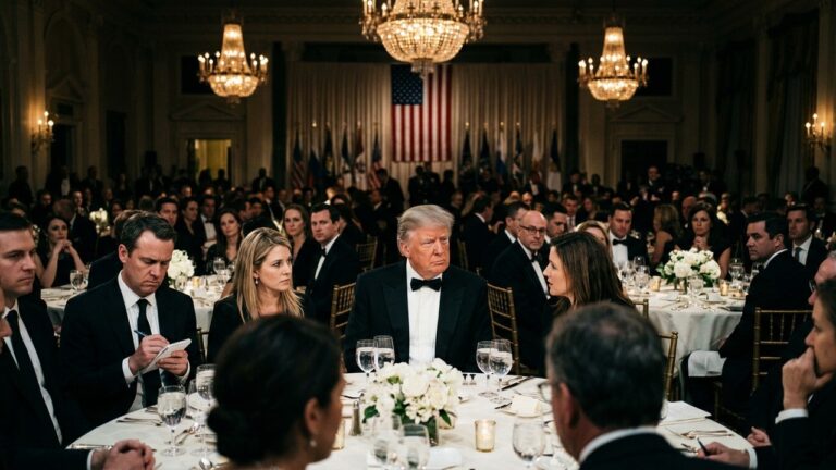 Donald Trump Au Dîner Des Correspondants : Malaise Et Retour Inattendu