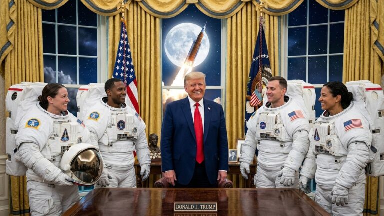 Donald Trump Confiant sur un Retour Américain sur la Lune d’ici 2029
