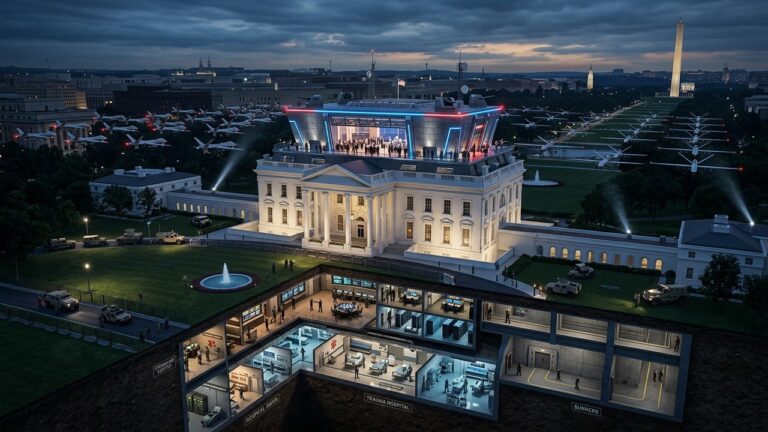 Donald Trump Dévoile Sa Future Salle De Bal Fortifiée À La Maison Blanche