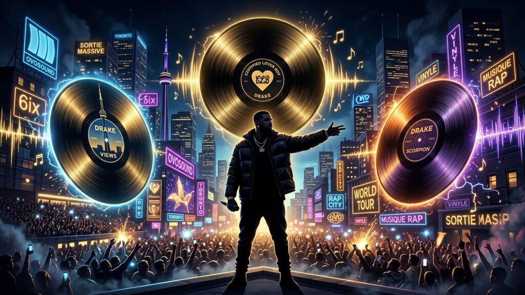 Drake Surprend le Monde avec Trois Albums en Une Nuit