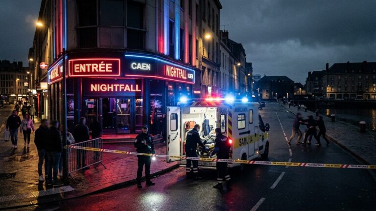 Drame À Caen : Un Homme Succombe Après Une Rixe Mortelle Devant Une Boîte De Nuit