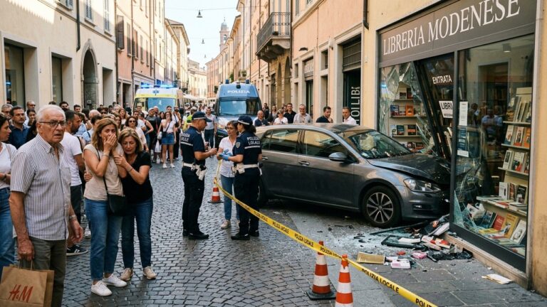 Drame À Modène : Une Voiture Fonce Sur Des Piétons, Huit Blessés