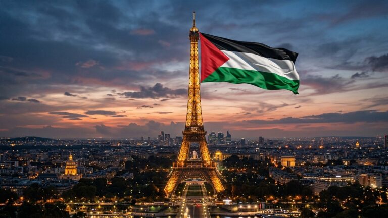 Drapeau Palestinien sur la Tour Eiffel : Action et Interpellations