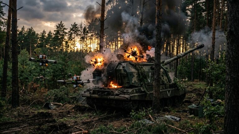 Drones Ukrainiens Bas Coût Détruisent Artillerie Russe à 4 Millions