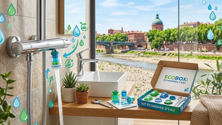 Économisez 25 à 30% d&rsquo;Eau Grâce aux Ecobox à Toulouse