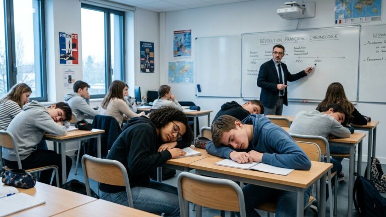 Élèves Qui S&rsquo;endorment En Classe : L&rsquo;Alerte Des Professeurs