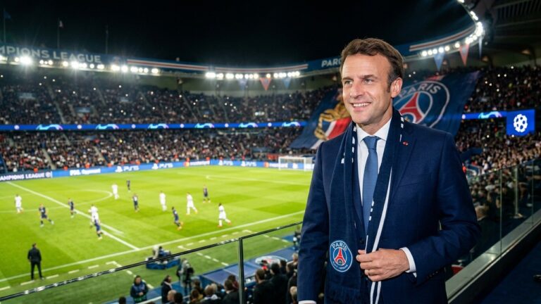 Emmanuel Macron Prédit la Victoire du PSG Face au Bayern