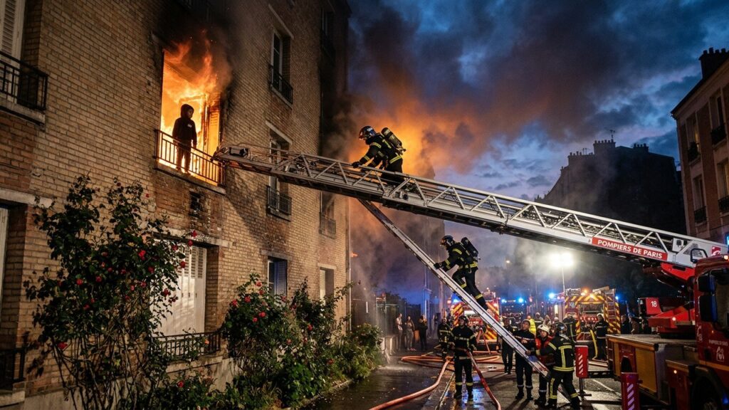 Enfant De 10 Ans Saute Du 4E Étage Pour Échapper À Un Incendie