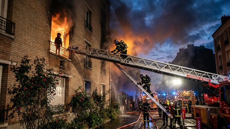 Enfant De 10 Ans Saute Du 4E Étage Pour Échapper À Un Incendie