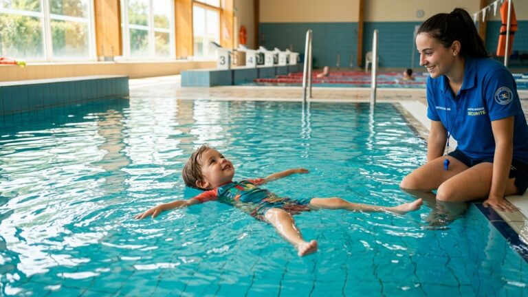 Enfants de 3 Ans Apprennent à Survivre Seuls dans l&rsquo;Eau en Île-de-France