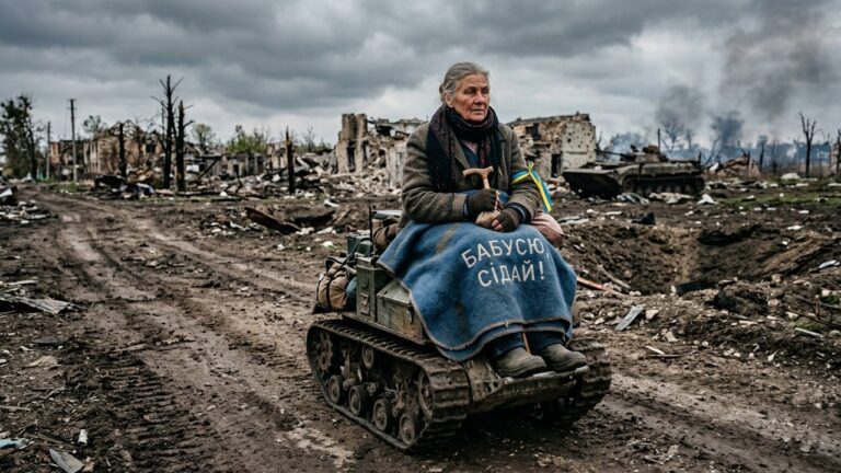 Évacuation Héroïque d&rsquo;une Grand-Mère par Drone Terrestre en Ukraine