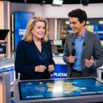 Évelyne Dhéliat Accueille Ange Noiret à la Météo de TF1