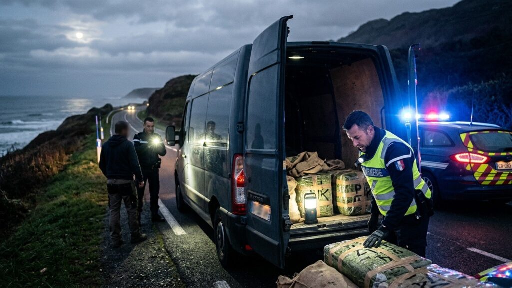 Ex Convoyeur Vol Fourgon Arrêté avec Tonne Cannabis