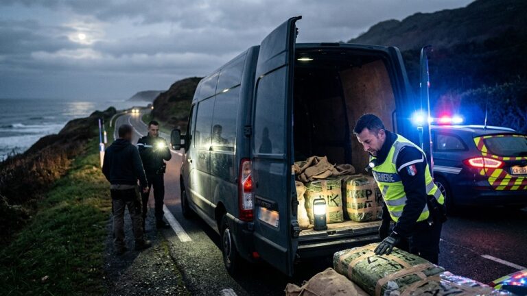 Ex Convoyeur Vol Fourgon Arrêté avec Tonne Cannabis