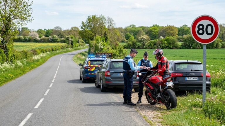 Excès de Vitesse en Seine-et-Marne : Motard à 191 km/h et Jeunes Conducteurs Sanctionnés