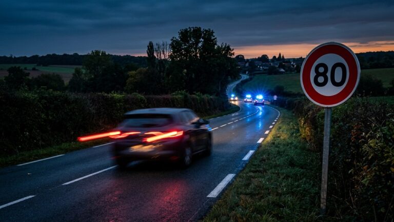 Excès de Vitesse Mortels dans l&rsquo;Oise : Chauffards à 184 km/h sur Route à 80