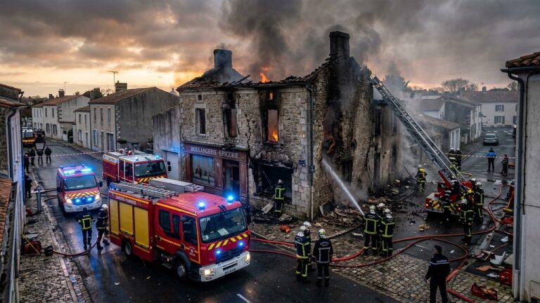 Explosion à Vix : Sept Blessés dans un Immeuble en Vendée