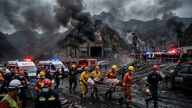 Explosion dans une Mine de Charbon en Chine : 90 Morts