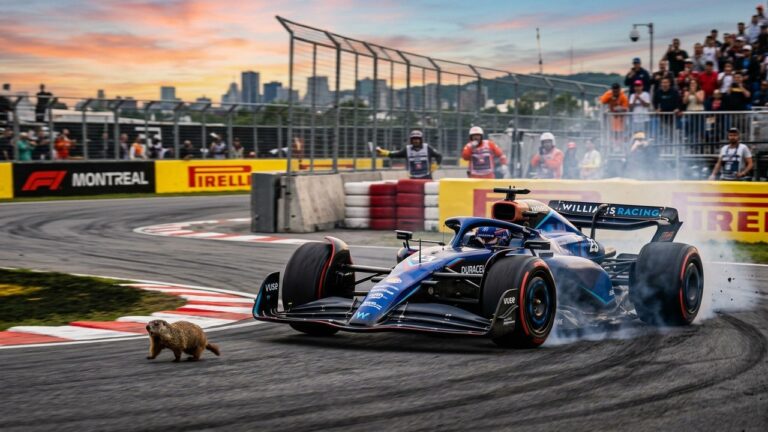 F1 Canada : Albon dans le Mur pour Éviter une Marmotte