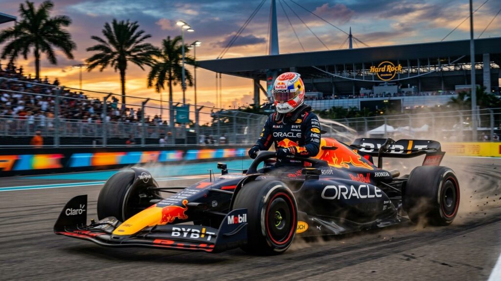 F1 GP Miami : Verstappen Critique les Petits Ajustements duPreparing image prompt in French Règlement
