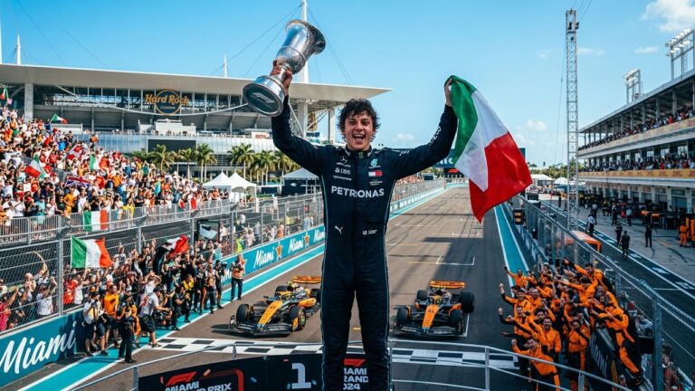 F1 Miami 2026 : Antonelli Signe Sa Troisième Victoire d&rsquo;Affilée