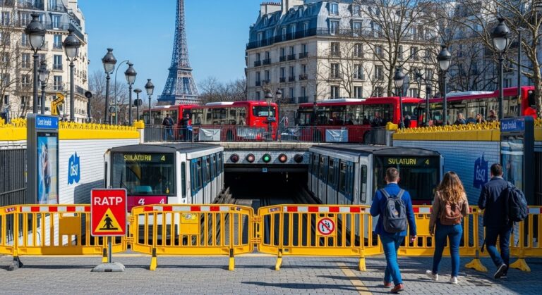 Fermeture Ligne 4 Métro Paris : 12 Jours de Travaux