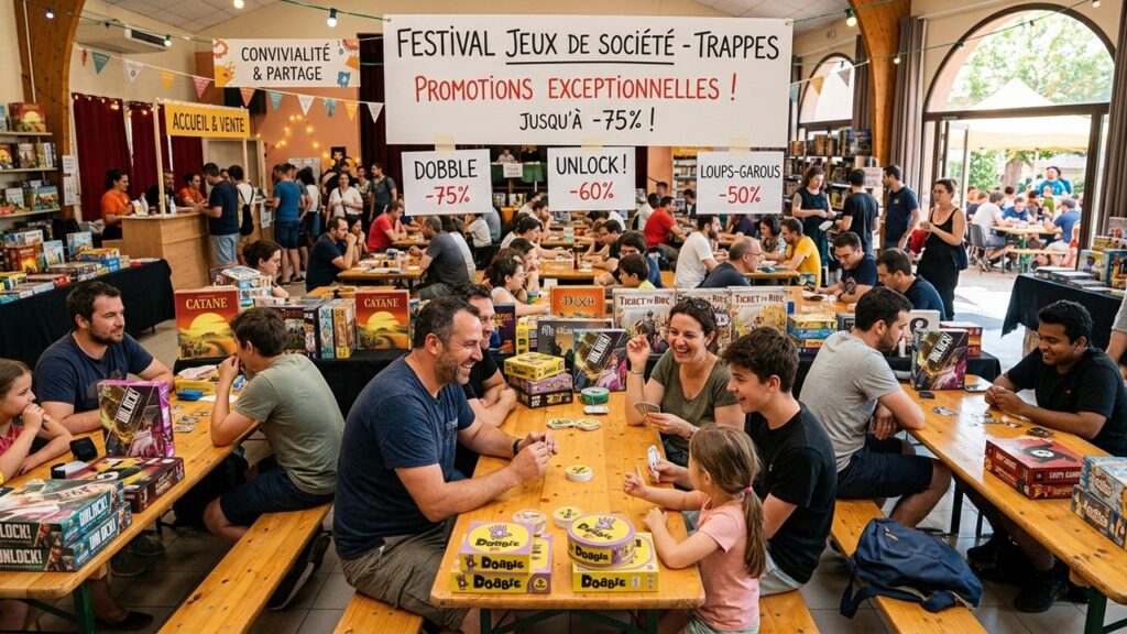Festival Jeux Société Trappes : Bonnes Affaires Jusqu&rsquo;à -75%